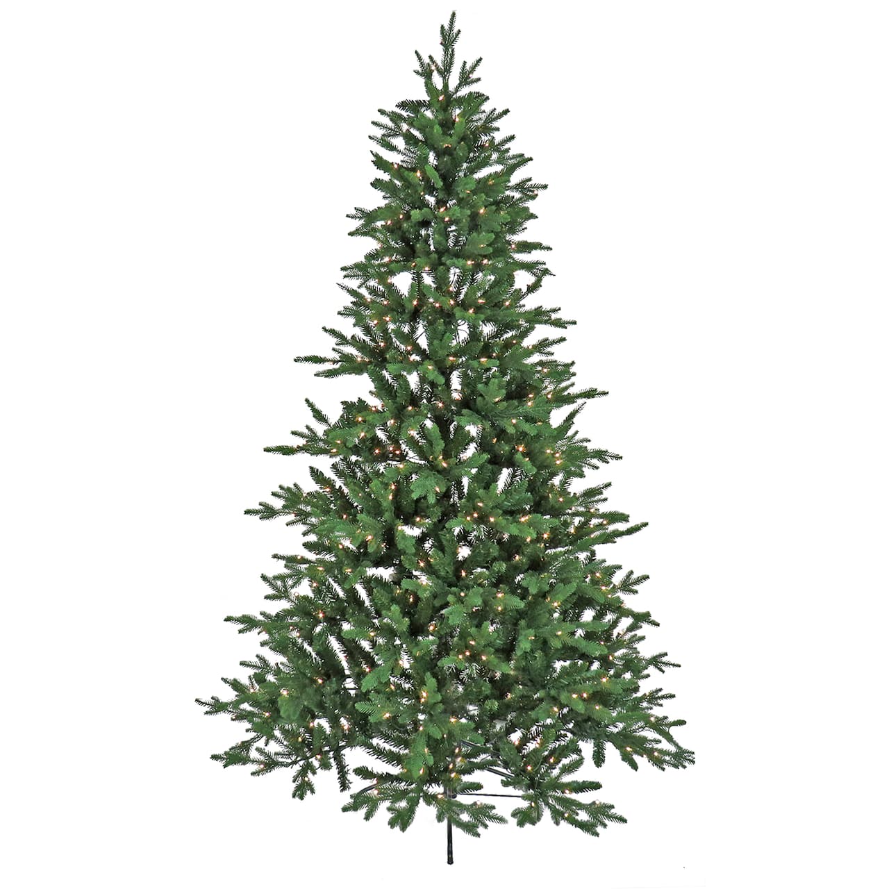 7.5ft. Pre-lit Artificial Feel Real® Merryweather Fir Hinged Tree, Clear Lights